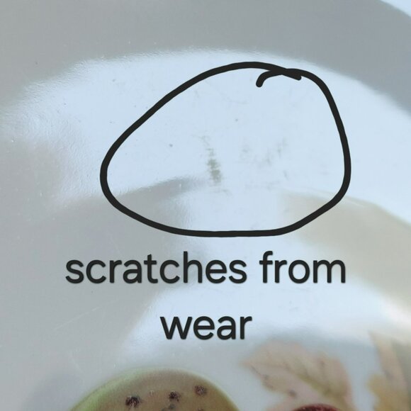 Vintage PM Jaeger & Co. Harvest Dinner Plate, Grapes & Walnuts, Heavy Gold Trim - Picture 4 of 10